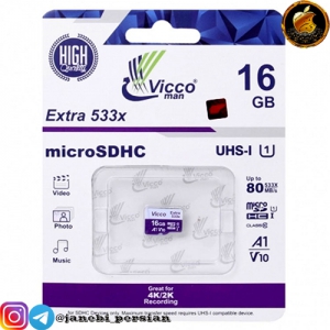 کارت حافظه مموری VICCO 16GB MICRO 533x