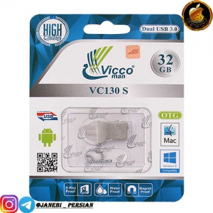 حافظه جانبی فلش VICCO 32GB VC130S OTG MICRO